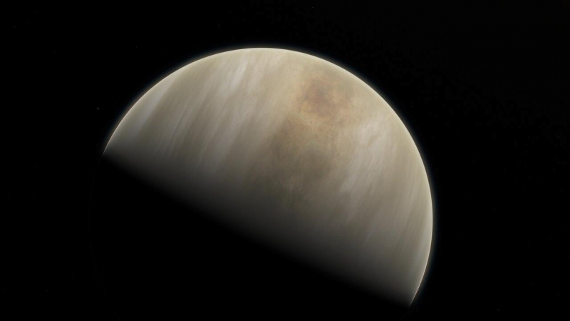Representación artística del planeta Venus, donde se podrían haber encontrado indicios de vida. / REUTERS