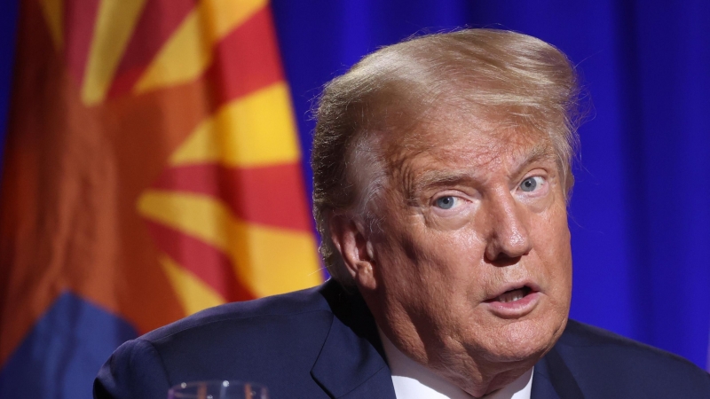 El presidente de EEUU, Donald Trump, en un mítin en Arizona. / REUTERS