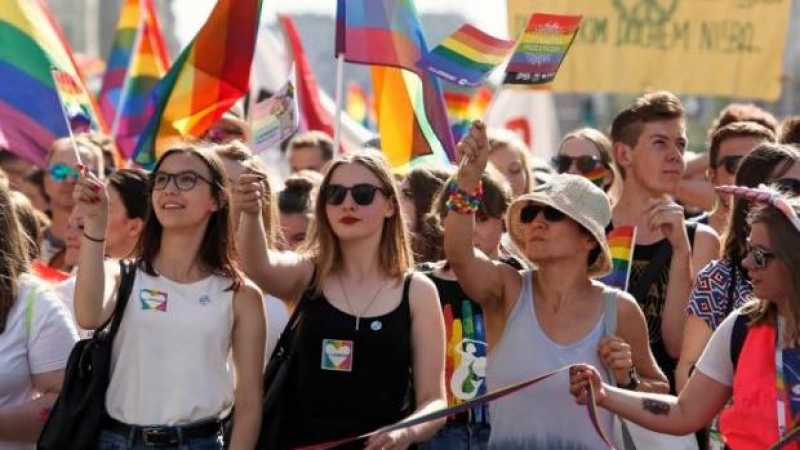 Manifestación en Polonia por los derechos de las personas LGTBI / EFE