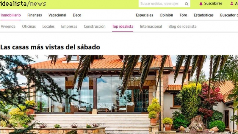 El portal inmobiliario Idealista.com se encuentra entre las veinte webs más visitadas en España. /IDEALISTA
