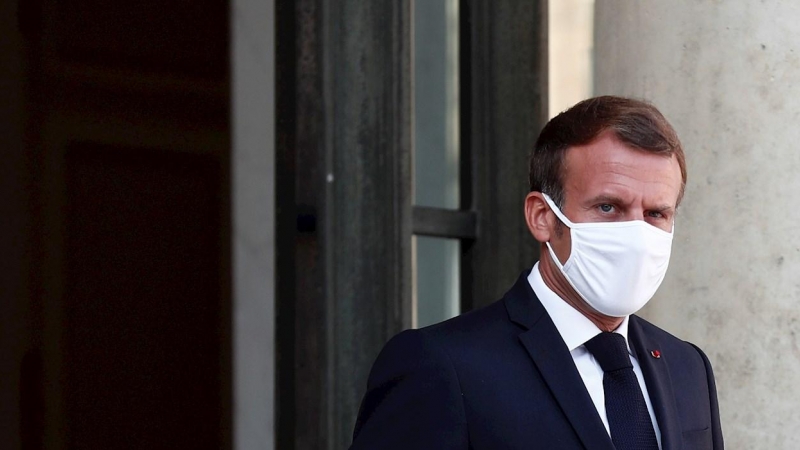 El presiente francés, Emmanuel Macron. EFE/EPA/IAN LANGSDON