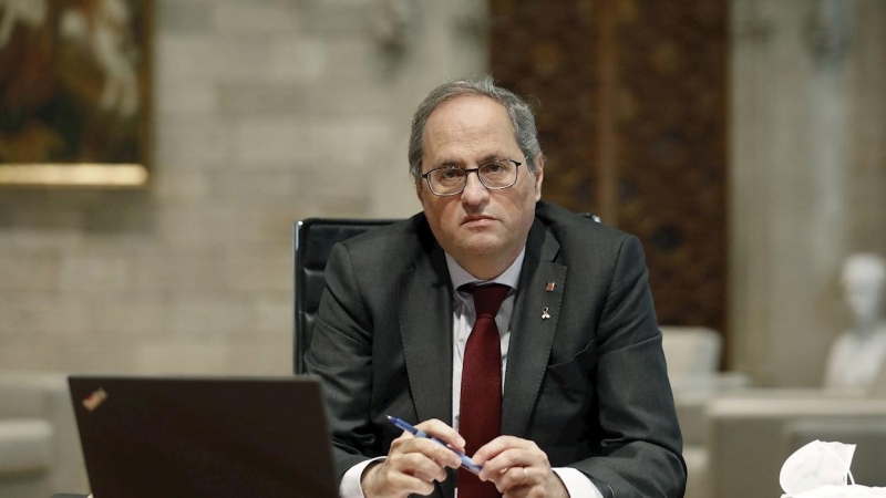 El presidente de la Generalitat, Quim Torra. EFE/Andreu Dalmau