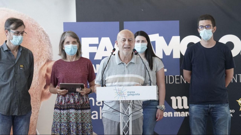 Los portavoces de Marea Galeguista. /Marea Galeguista.