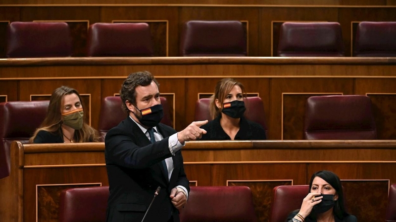 El portavoz de Vox en el Congreso, Iván Espinosa de los Monteros. - EFE