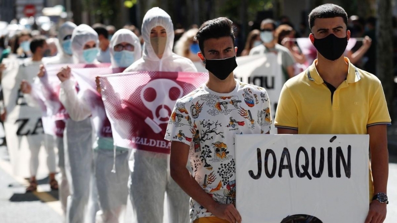 Manifestación en Eibar