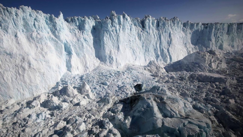 Límite de la capa de hielo de Groenlandia. / Jason Briner