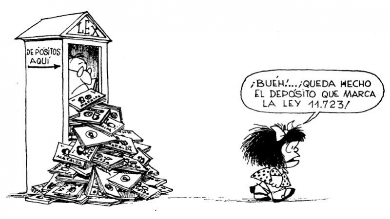 Mafalda y la burocracia.