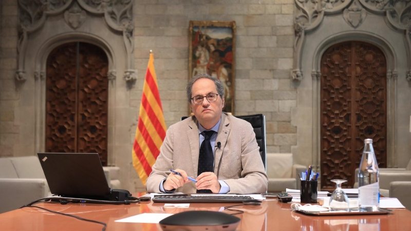 El president de la Generalitat inhabilitat, Quim Torra. GOVERN