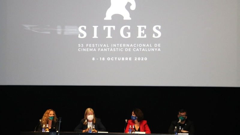 Imatge de la presentació de l'edició d'enguany del festival de cinema fantàstic de Sitges. ACN