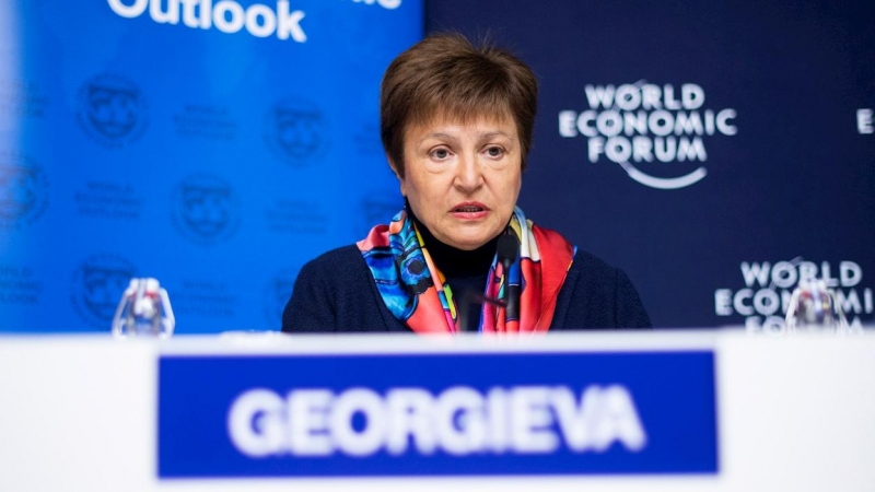 La directora gerente del Fondo Monetario Internacional (FMI), Kristalina Georgieva. EFE/Gian Ehrenzeller/Archivo
