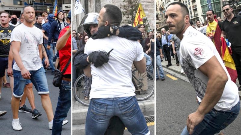 Un Juzgado de Instrucción de Valencia pidió en 2018 a la Policía Nacional la búsqueda y presentación del sospechoso de provocar los incidentes en el 9-O. UPV