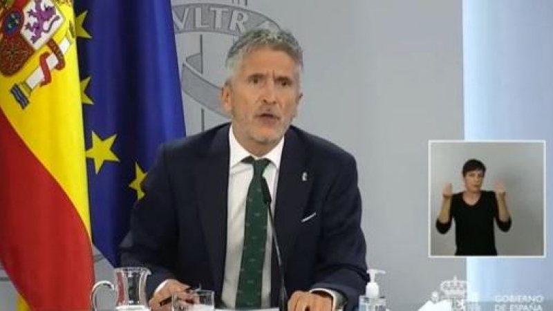 El ministro del Interior, Fernando Grande-Marlaska. / MONCLOA