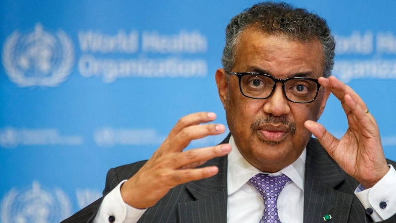 El director general de la Organización Mundial de la Salud, Tedros Adhanom Ghebreyesus. - EFE/ Salvatore Di Nolfi/Archivo