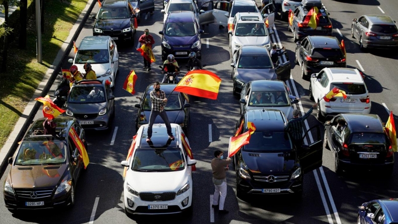 Protestas contra el Gobierno. /Reuters