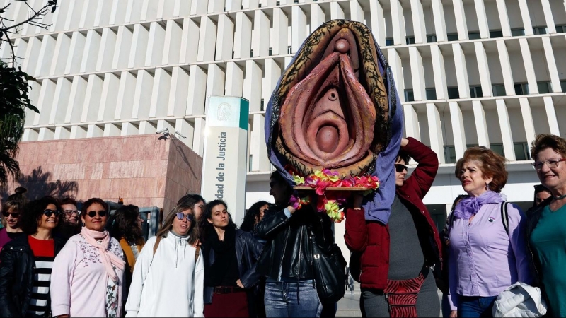 Foto de archivo de cuando se iba a celebrar el juicio por la 'procesión del chumino rebelde' en 2013. - EUROPA PRESS - Álex Zea