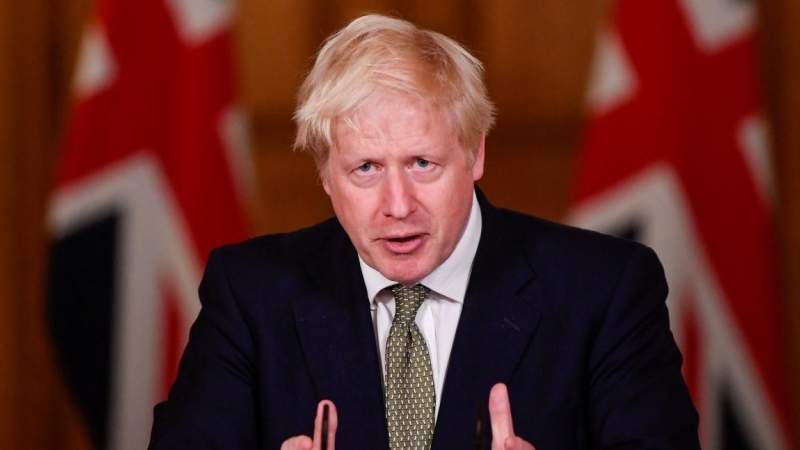 El primer ministro británico, Boris Johnson, en Londres. REUTERS / Toby Melville / Pool