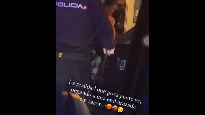 Captura de pantalla del vídeo de la agresión. / Twitter