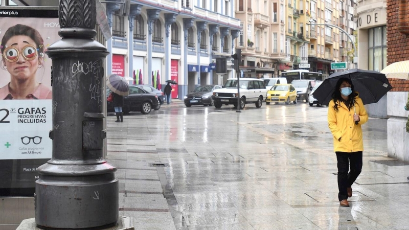 Vista de la Plaza de Santo Domingo de León, este martes | EFE