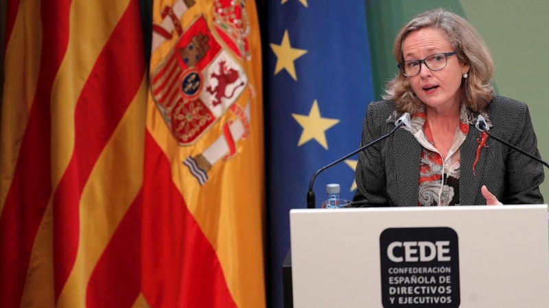 Nadia Calviño en el Congreso de Directivos que celebra la Fundación CEDE | EFE