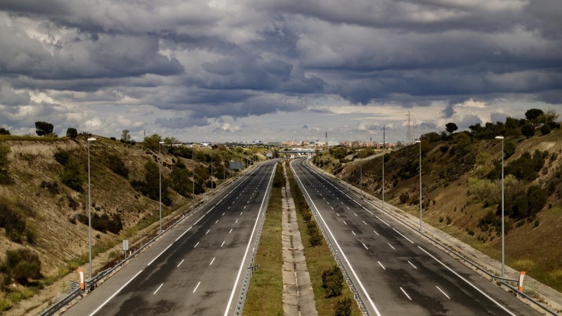 Vista de la autopista radial R-5 de Madrid. E.P./Eduardo Parra