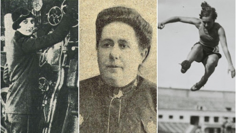 Aurora Villa Olmedo, Matilde García del Real y María del Pilar Careaga Basabe.