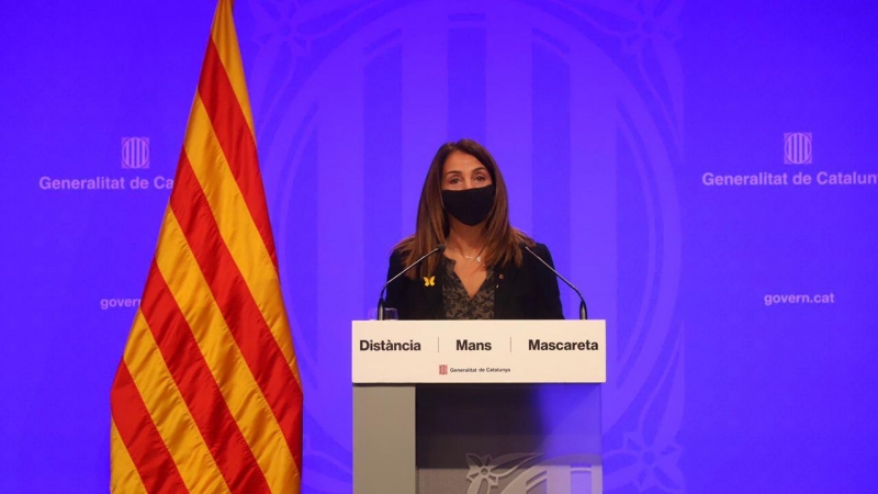 La portaveu de la Govern català, Meritxell Budó. Ruben Moreno.