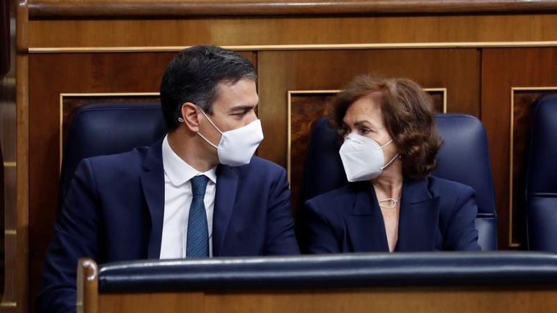 Pedro Sánchez Carmen Calvo Congreso