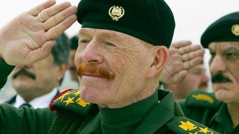 Imagen de  Izzat Al-Douri el 4 de abril de 2015 [Antiimperialistische Aktion/Facebook