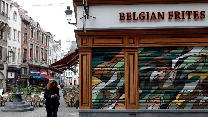 Imagen de una calle de Bruselas, Bélgica.