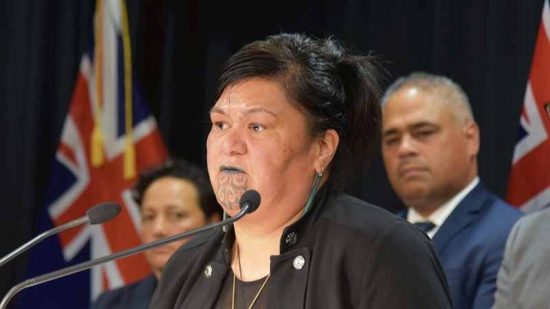 La ministra de Relaciones Exteriores de Nueva Zelanda, la maorí Nanaia Mahuta.