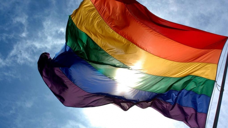 Imagen de archivo de una bandera LGTBI