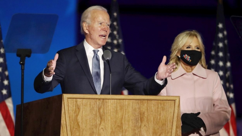 El candidato demócrata a la Casa Blanca, Joe Biden.