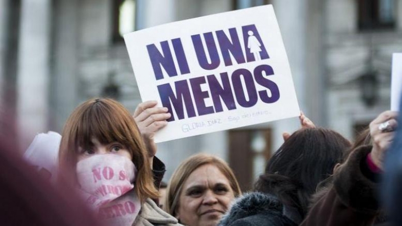 Imagen de archivo de una manifestación contra la violencia de género.