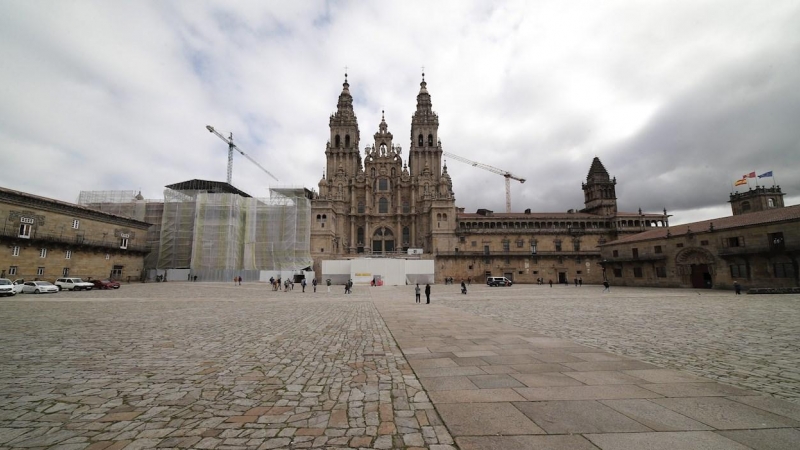 Imagen de archivo de la Plaza del Obradoiro en Santiago de Compostela.