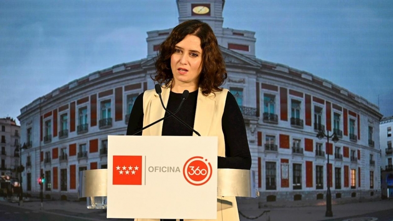 La presidenta de la Comunidad de Madrid, Isabel Díaz Ayuso.