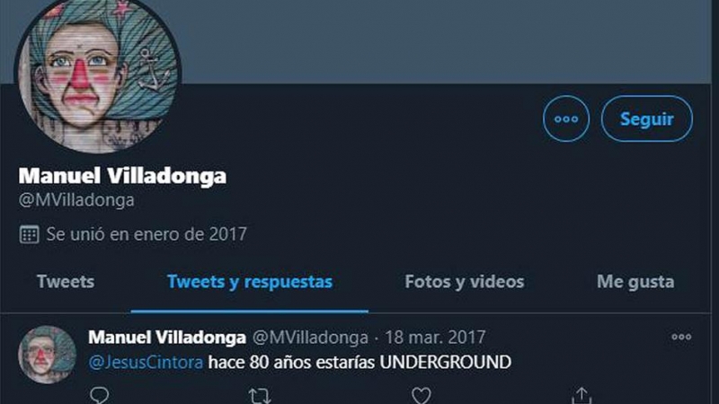Manuel Villadonga, en Twitter.