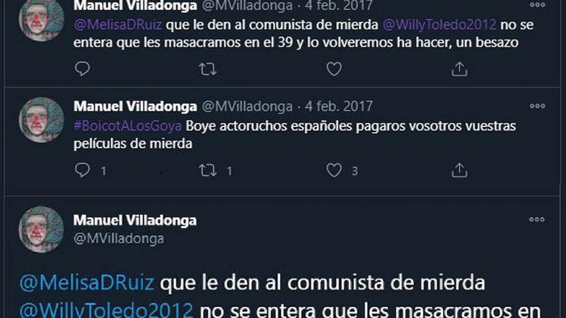 Manuel Villadonga, en Twitter.