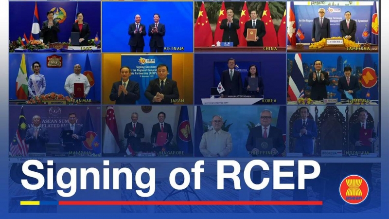 ASEAN presencia la firma de RCEP. - ASEAN