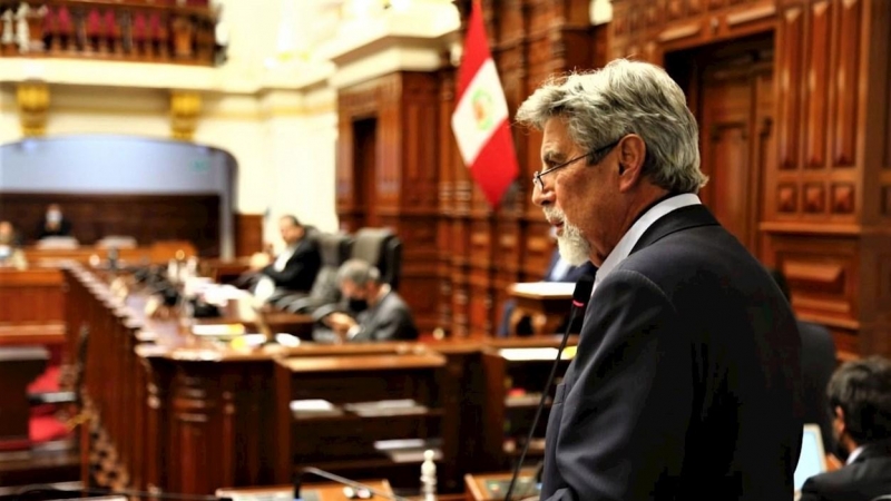 El nuevo presidente interino de Perú, Francisco Sagasti.