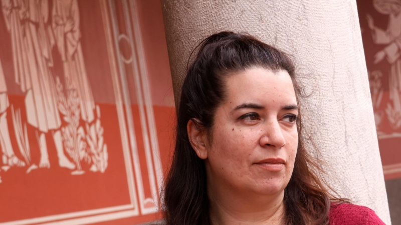 L'activista Tamara Carrasco a Viladecans.