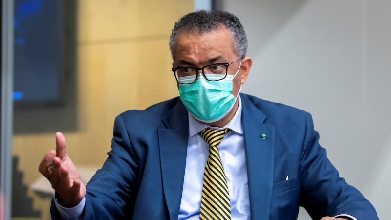 El director general de la Organización Mundial de la Salud (OMS), Tedros Adhanom Ghebreyesus.