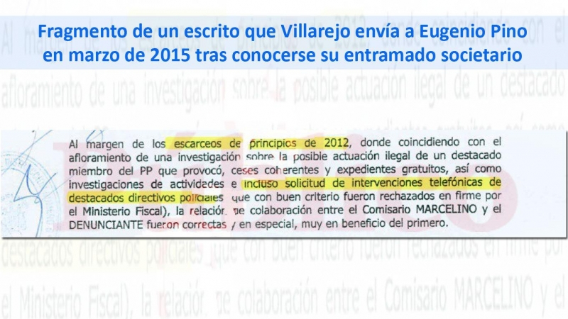 Escrito de Villarejo de marzo de 2015