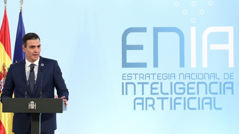 El presidente del Gobierno, Pedro Sánchez, presenta la Estrategia Nacional de Inteligencia Artificial.