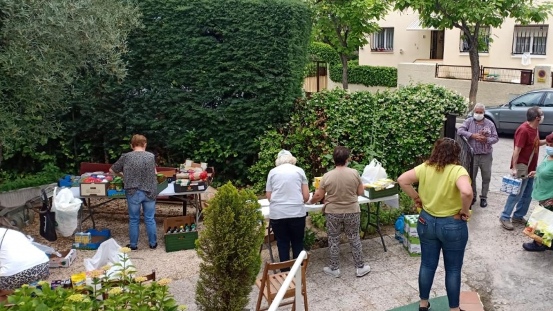 La Plataforma SanseAlcobendas preparando los repartos.