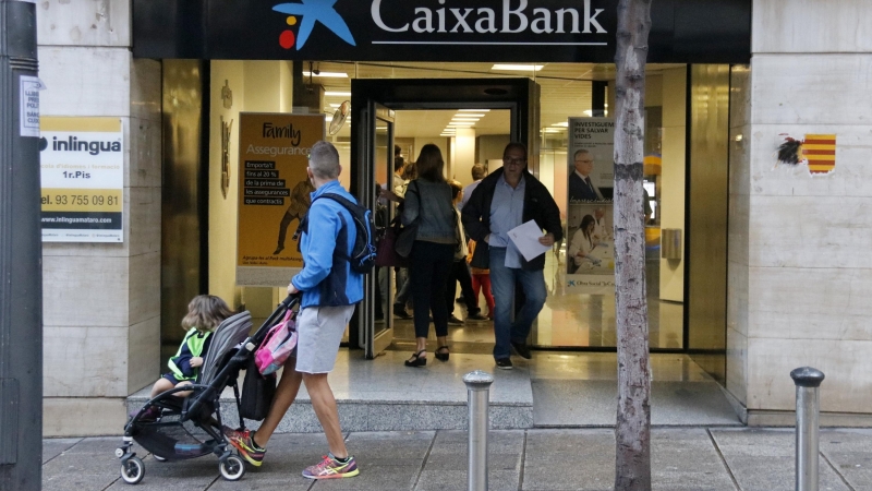 Una oficina de Caixabank.