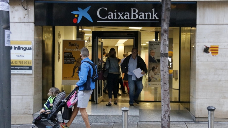 Una oficina de Caixabank.