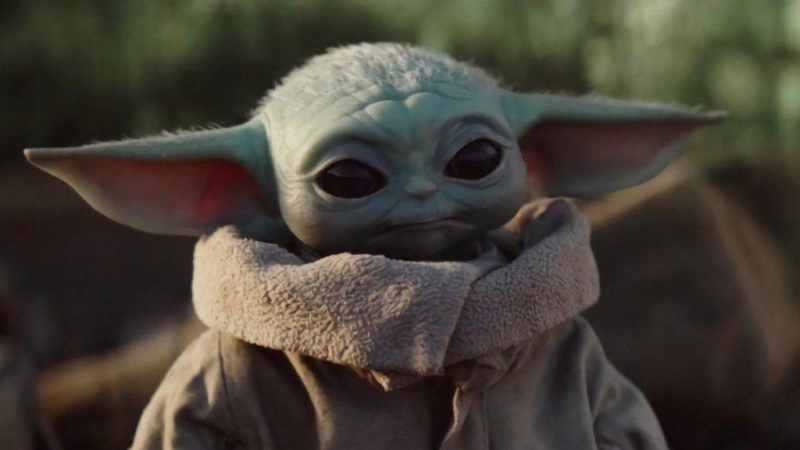 Baby yoda, the Mandalorian