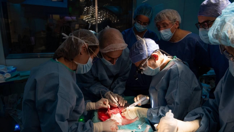 Trasplante de útero en el Hospital Clínic de Barcelona.
