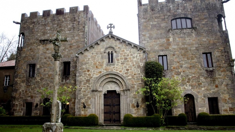 Fachada del Pazo de Meirás.