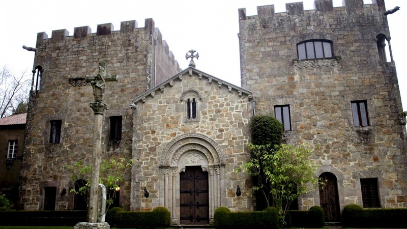 Fachada del Pazo de Meirás.